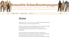 Desktop Screenshot of gebrauchte-schaufensterpuppen.de
