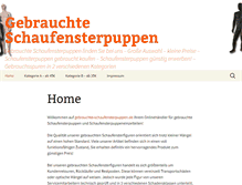 Tablet Screenshot of gebrauchte-schaufensterpuppen.de